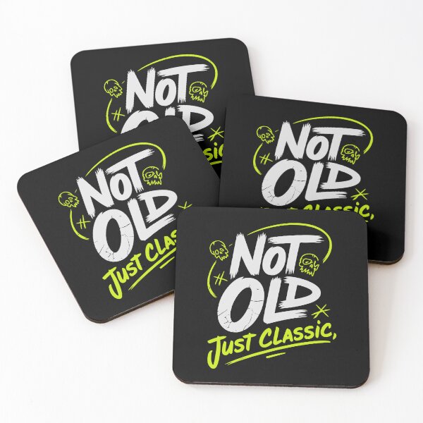 Item preview, Not Old Just Classic – Funny Vintage Humor Typography Design designed and sold by TipTop GFX.