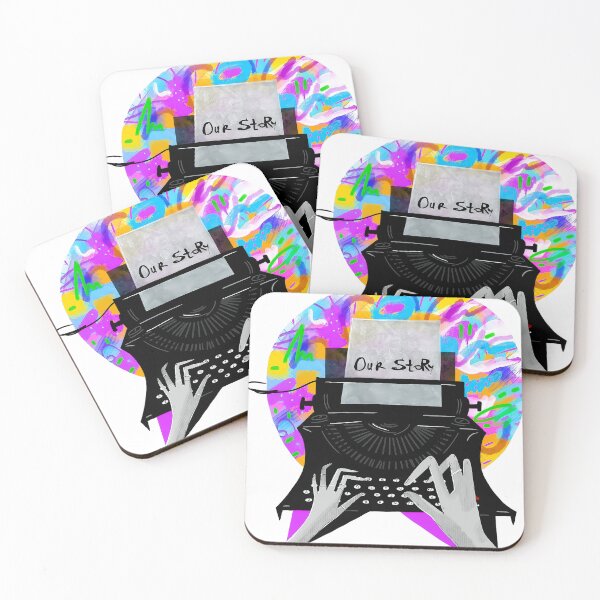 Item preview, Creative Writer - Retro Typewriter with Neon Abstract Art  designed and sold by Tokraz-art.