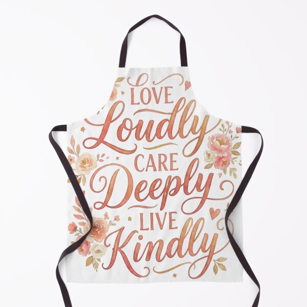 Item preview, Love Loudly Care Deeply Live Kindly designed and sold by KIPDesignsCo.