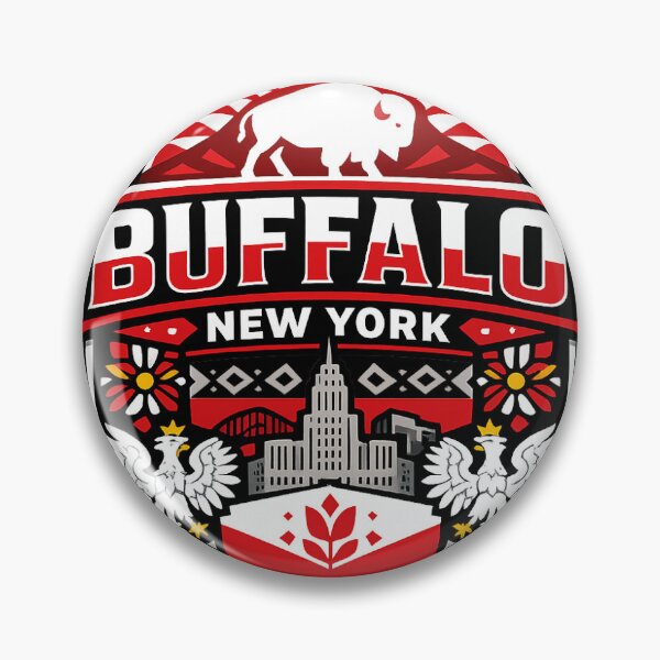Item preview, Buffalo New York designed and sold by Broken Antler Designs .