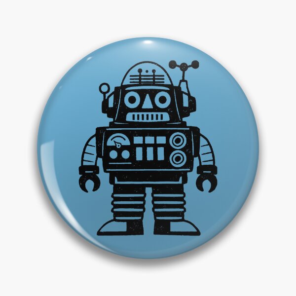 Item preview, Retro Robot Pattern designed and sold by tonymagnerart.