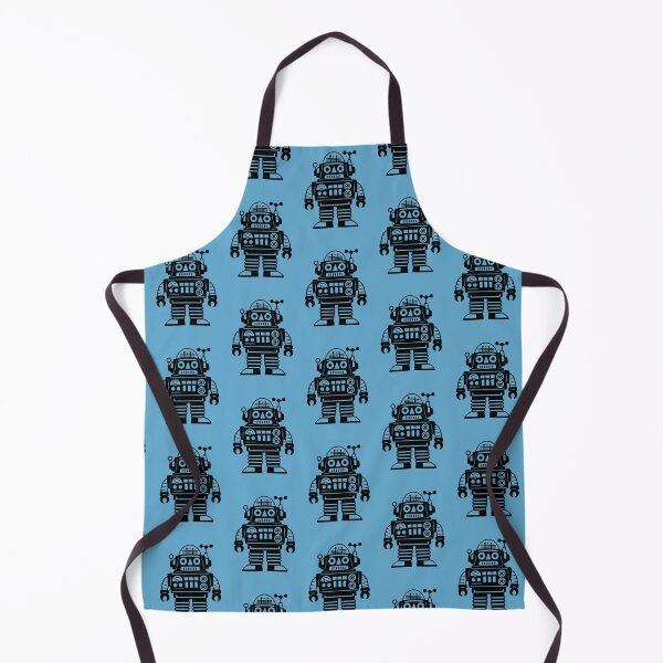 Item preview, Retro Robot Pattern designed and sold by tonymagnerart.