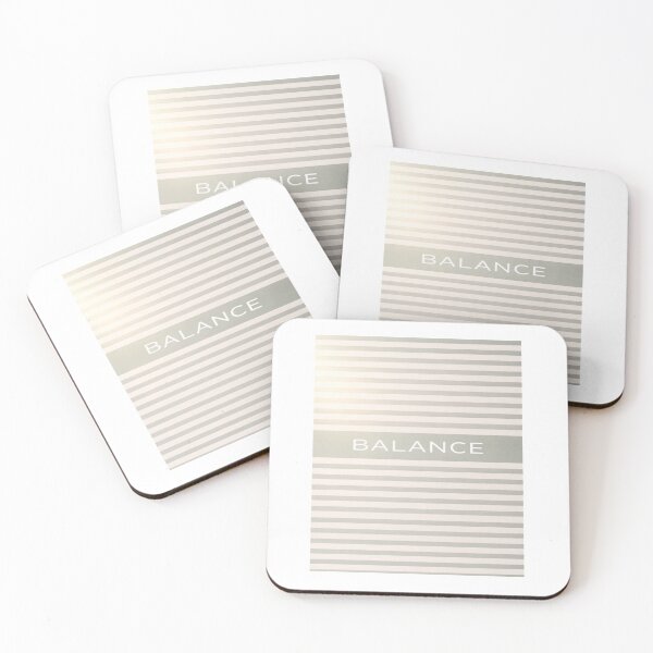 Item preview, Minimal Balance Text Design, Neutral Beige Aesthetic, Soft Minimalist Stripes, Calm Modern Typographye Sage Modern Pattern designed and sold by TheSlowShore.