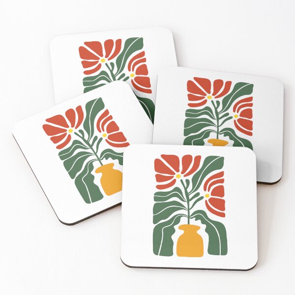 Item preview, Floral - Fleurs rouges designed and sold by ArtPlus+.