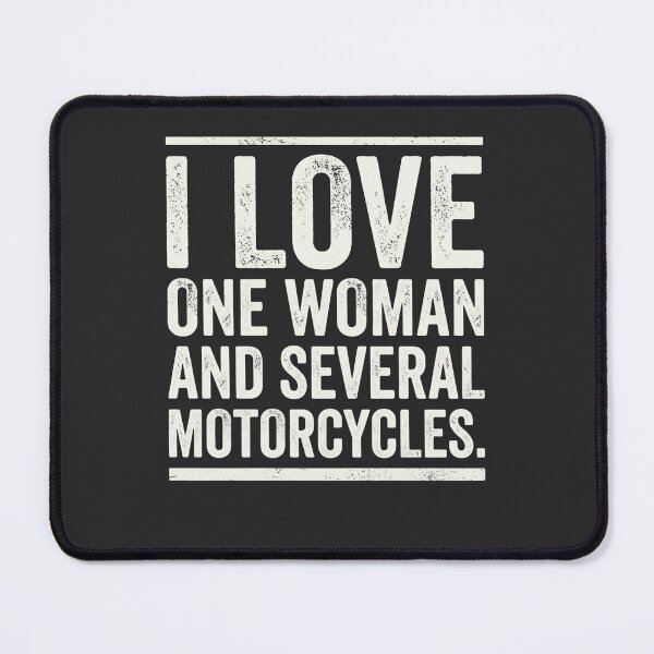 Item preview, I Love One Woman And Several Motorcycles Biker Husband Rider Man designed and sold by FormalDehyena.