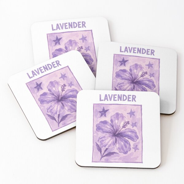 Item preview, Lavender Floral Design | Soft Aesthetic Flowers | Pastel Typography Art designed and sold by Mialunaa.