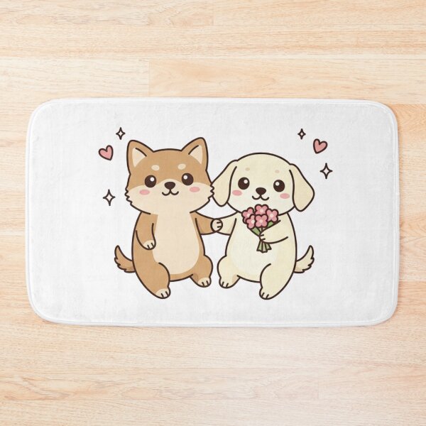 Item preview, Cute Dog Couple designed and sold by CosmicCutouts.