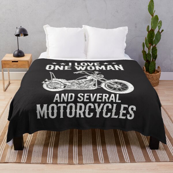 Item preview, I Love One Woman And Several Motorcycles Biker Husband Man Quote designed and sold by FormalDehyena.