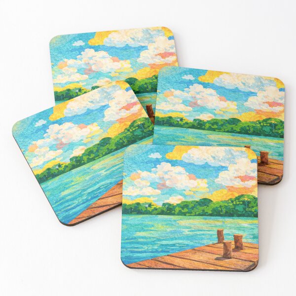 Item preview, Amazon River, boat landing, Mixed Media Digital Collage designed and sold by SWSandraWechner.