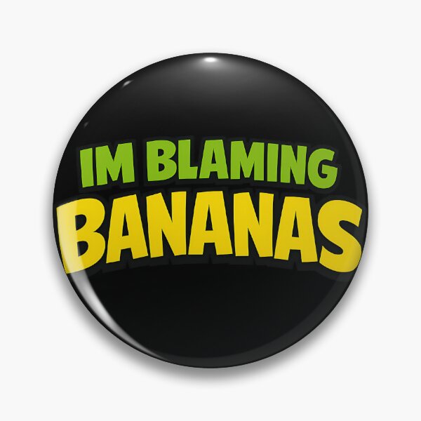 Item preview, Im Blaming Bananas Funny Bold Text Design designed and sold by TeeTimeTreasure.