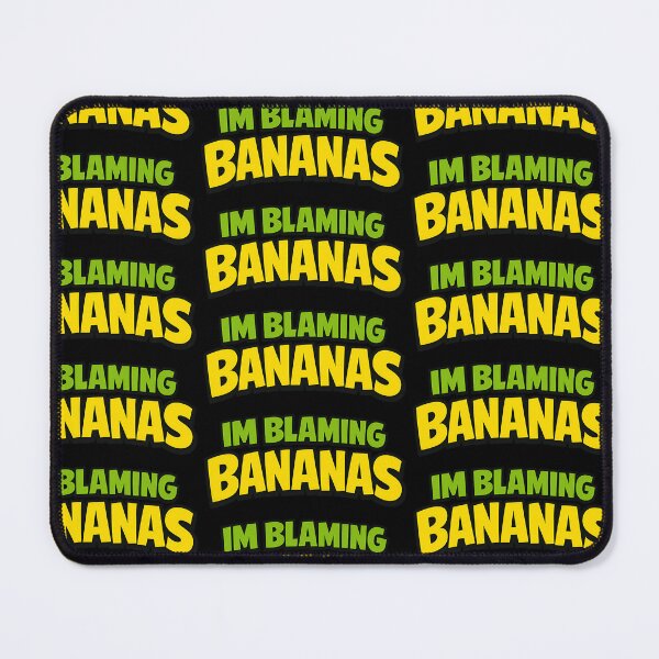 Item preview, Im Blaming Bananas Funny Bold Text Design designed and sold by TeeTimeTreasure.