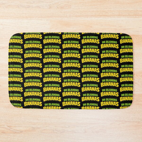 Item preview, Im Blaming Bananas Funny Bold Text Design designed and sold by TeeTimeTreasure.