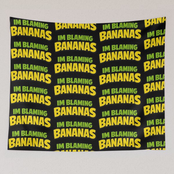 Item preview, Im Blaming Bananas Funny Bold Text Design designed and sold by TeeTimeTreasure.