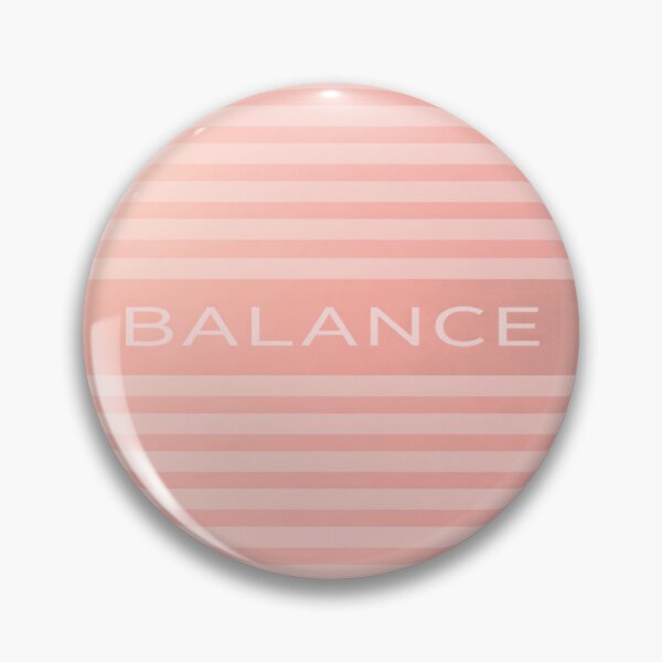 Item preview, Minimal Balance Text Design, Dusty Pink Aesthetic, Soft Neutral Stripes, Calm Minimalist Typography designed and sold by TheSlowShore.