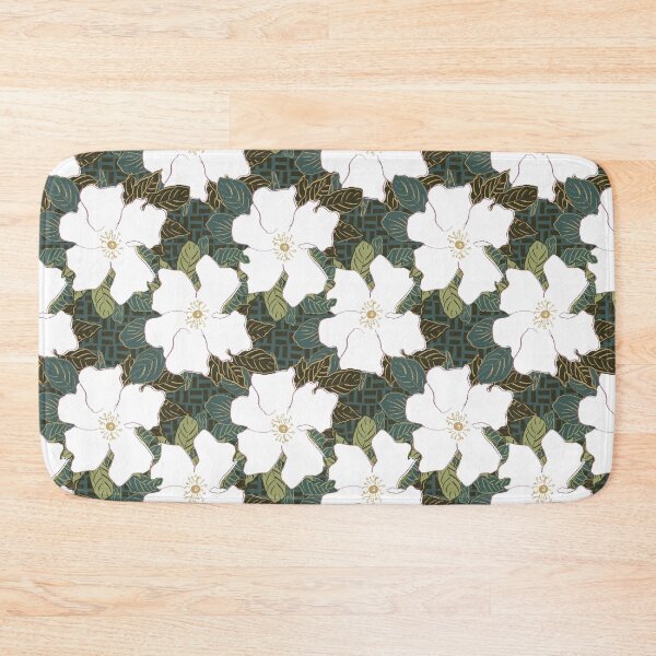 Item preview, white flower pattern designed and sold by Wondroustrange.