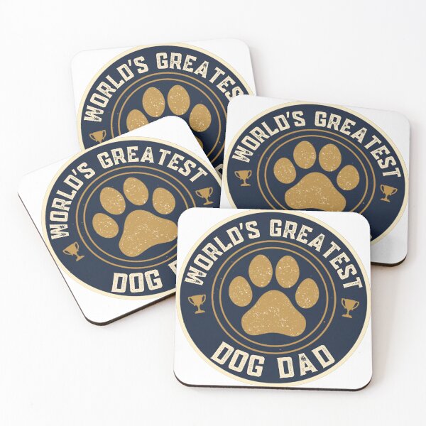 Item preview, World's Greatest Dog Dad - Vintage Badge Shirt Father's Day Gift designed and sold by AkiraCustoms.