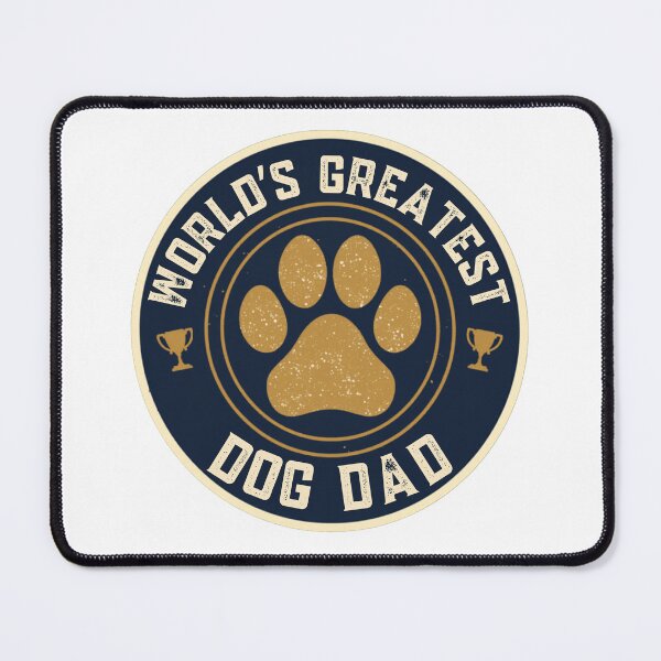 Item preview, World's Greatest Dog Dad - Vintage Badge Shirt Father's Day Gift designed and sold by AkiraCustoms.