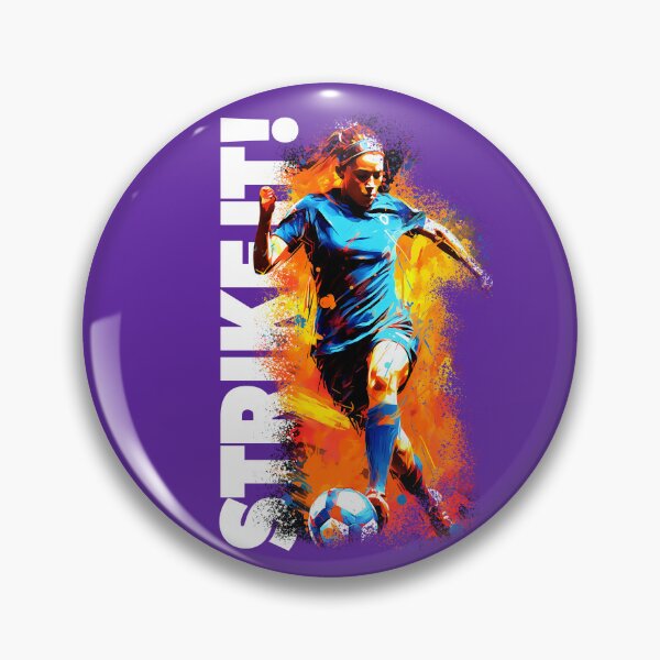 Item preview, Strike It! Female Soccer Player designed and sold by G2Creative.