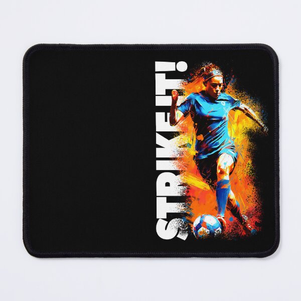 Item preview, Strike It! Female Soccer Player designed and sold by G2Creative.
