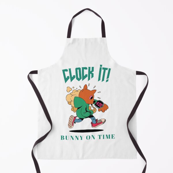 Item preview, CLOCK IT! BUNNY ON TIME EASTER HOLIDAY designed and sold by Kid-roi.