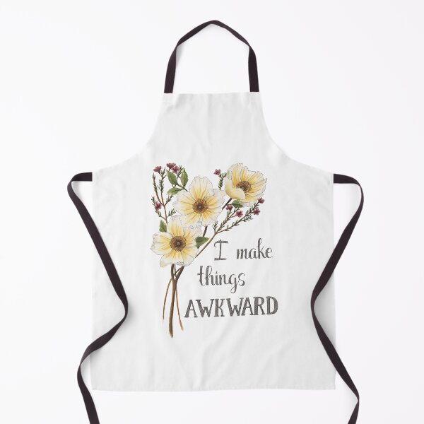 Item preview, I Make Things Awkward Yellow Flowers designed and sold by NaughtyFlorals.