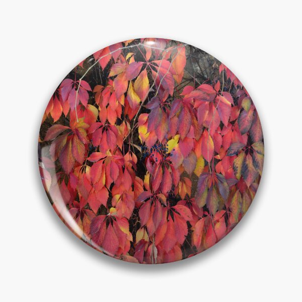 Item preview, Vibrant Red Autumn Leaves Pattern Seamless Nature Background Fall Foliage Texture designed and sold by onubi.