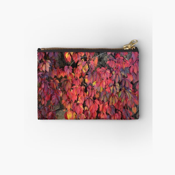 Item preview, Vibrant Red Autumn Leaves Pattern Seamless Nature Background Fall Foliage Texture designed and sold by onubi.