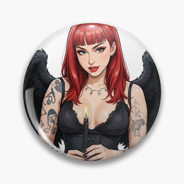 Item preview, Vana - Angel of Darkness designed and sold by BearBeardOFire Shop.