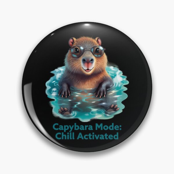 Item preview, Capybara Mode Chill Activated Sweatshirt designed and sold by Cat-butt-shirts.
