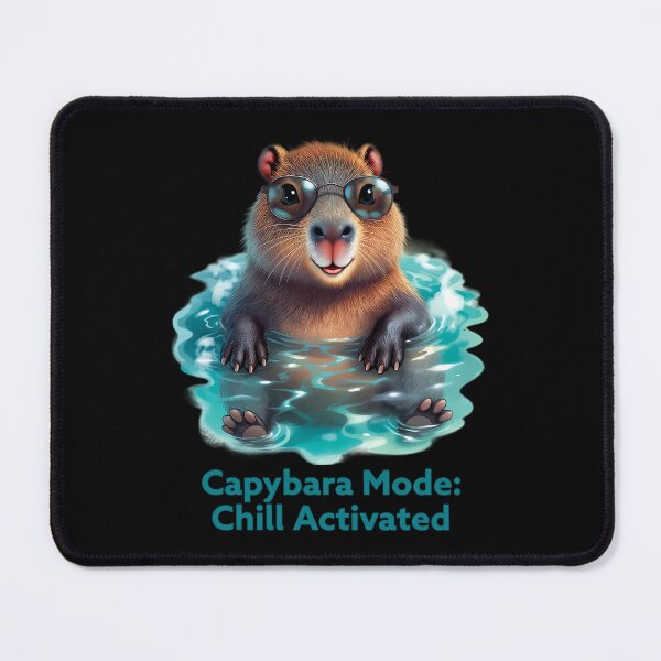 Item preview, Capybara Mode Chill Activated Sweatshirt designed and sold by Cat-butt-shirts.