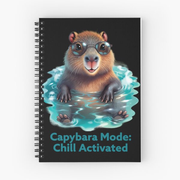 Item preview, Capybara Mode Chill Activated Sweatshirt designed and sold by Cat-butt-shirts.