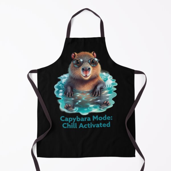Item preview, Capybara Mode Chill Activated Sweatshirt designed and sold by Cat-butt-shirts.