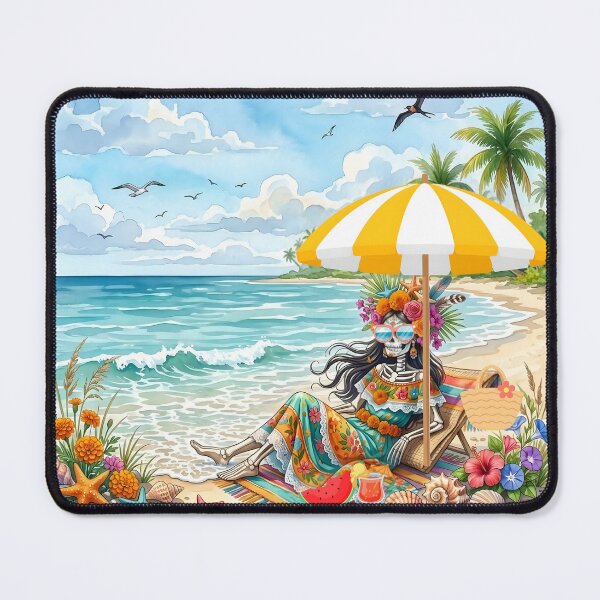 Item preview, Catrina's Tropical Holiday: A Dia de los Muertos Beach Vacation designed and sold by VibranPalette.