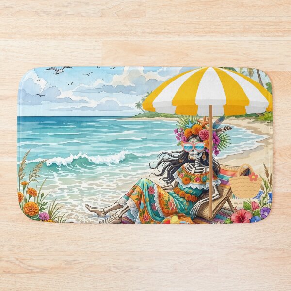 Item preview, Catrina's Tropical Holiday: A Dia de los Muertos Beach Vacation designed and sold by VibranPalette.