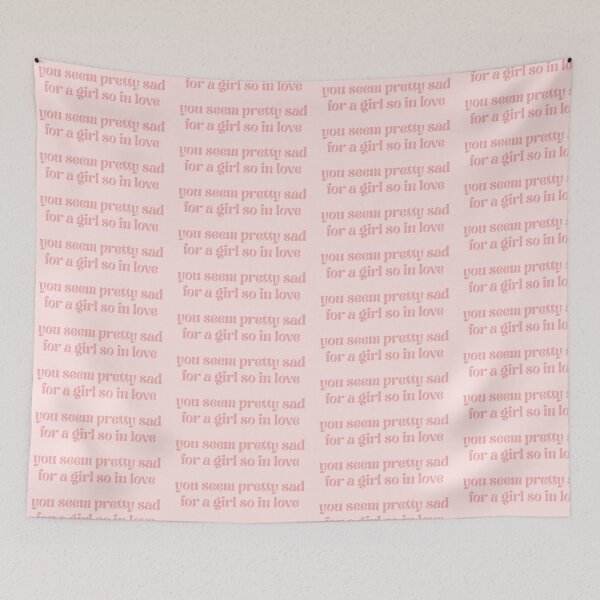 Item preview, you seem pretty sad for a girl so in love designed and sold by Spring Things.