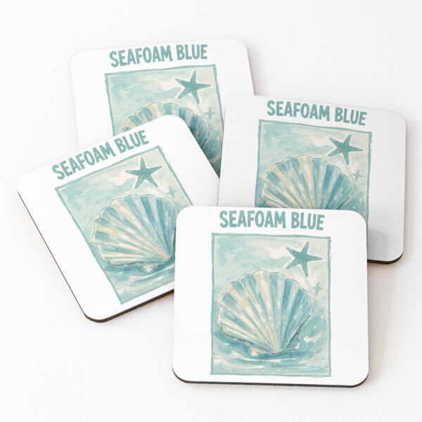 Item preview, Seafoam Blue Design | Ocean Aesthetic | Minimal Coastal Typography designed and sold by Mialunaa.