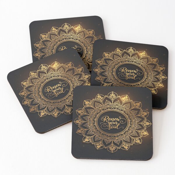 Item preview, Golden Mandala – Renew Your Soul Design designed and sold by Cristhian Almanza.