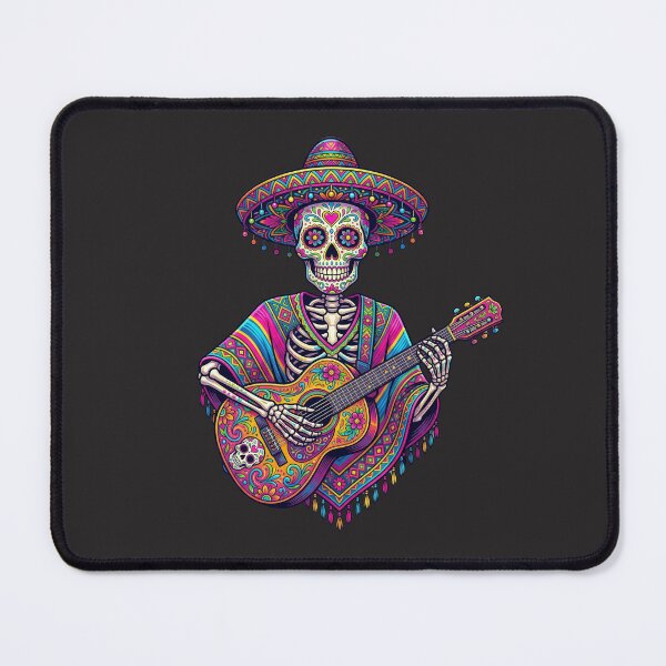Item preview, No Text Dia De Los Muertos Skeleton Mariachi Guitarist Celebration designed and sold by FormalDehyena.