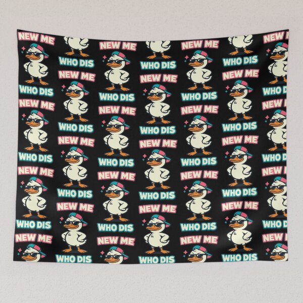 Item preview, New Me Who Dis Funny Cool Duck Cartoon Design designed and sold by TeeTimeTreasure.