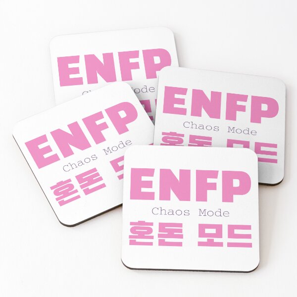 Item preview, ENFP Chaos Mode Korean Typography Design designed and sold by aikdreams.