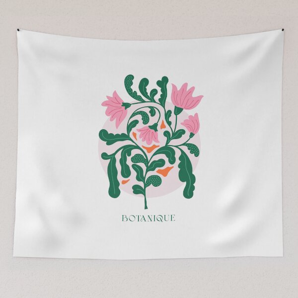 Item preview, Floral - Botanique florale en rose designed and sold by ArtPlus+.