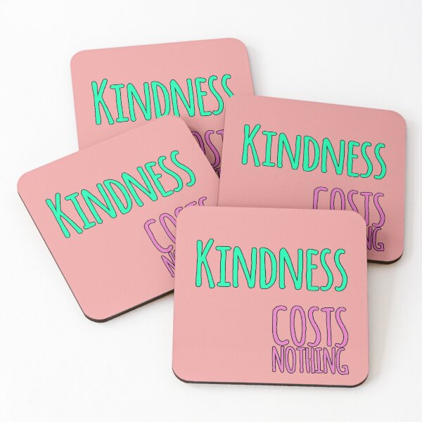 Item preview, Kindness Costs Nothing Motivational Phrase Positive Kindness Inspirational Design designed and sold by AstronautMerch.