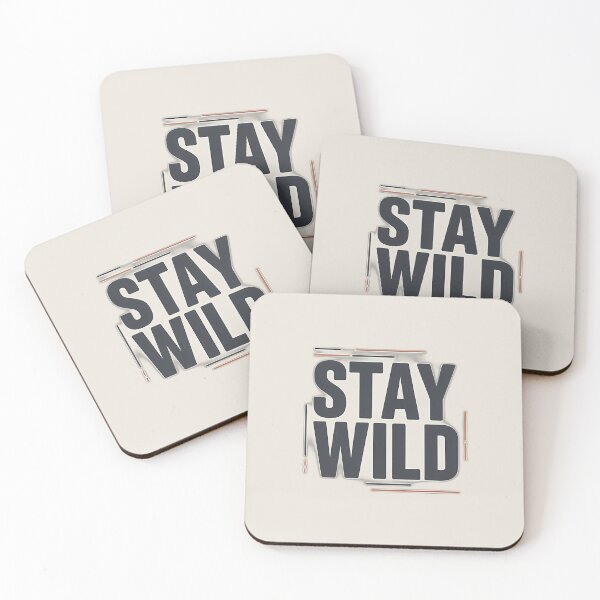 Artikelvorschau, Stay Wild Minimalistische Typografie Streetwear-Design entworfen und verkauft von Abhi0.