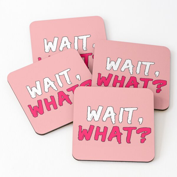 Item preview, Wait What Funny Phrase Reaction Meme Humor Confusion Simple Design designed and sold by AstronautMerch.