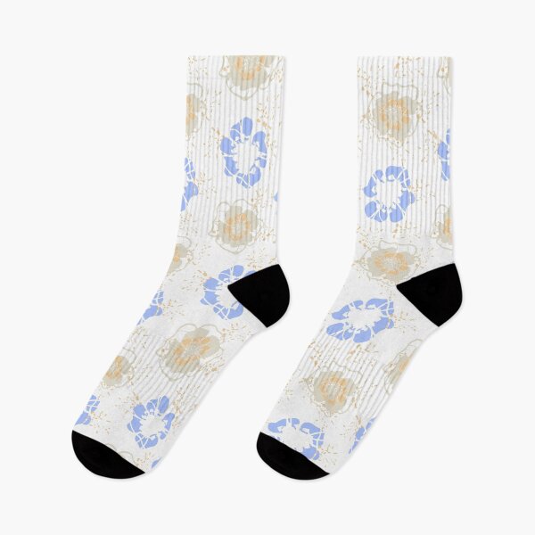 Artikelvorschau, Funky Flower – funky Linien – blau-weiß entworfen und verkauft von Stephanie Fiona Design.