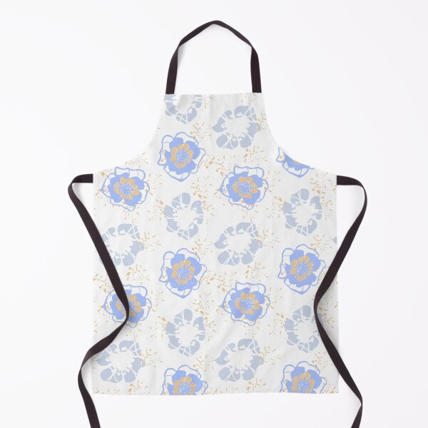 Artikelvorschau, Funky Flower – funky Linien – blau-orange entworfen und verkauft von Stephanie Fiona Design.