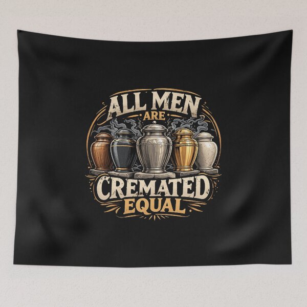 Item preview, All Men Are Cremated Equal designed and sold by JoezPlace.