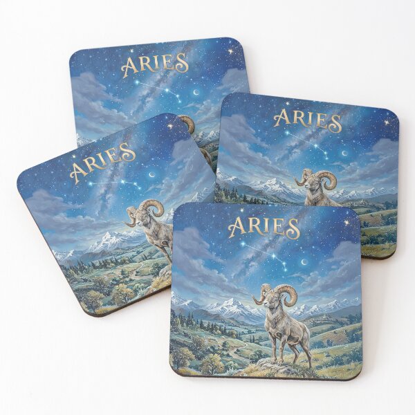 Item preview, Aries the Ram Zodiac Art Poster designed and sold by candiscamera.