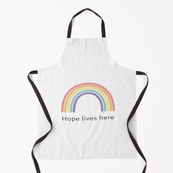 Item preview, Hope Lives Here – Rainbow Illustration designed and sold by Cristhian Almanza.