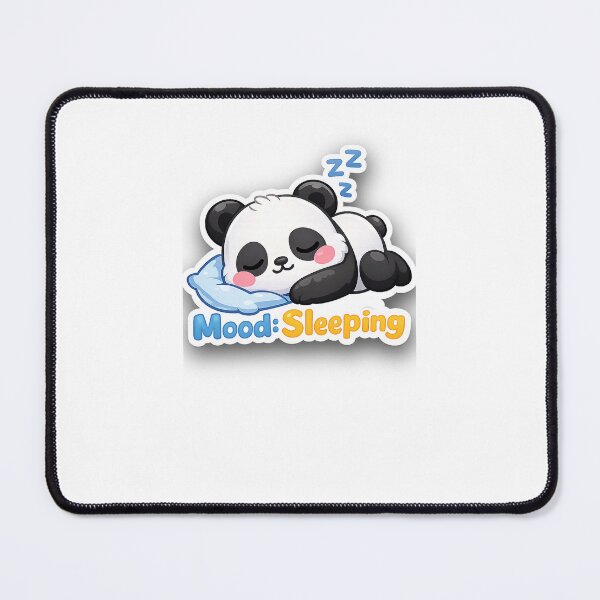 Item preview, Panda Sleeping Sticker designed and sold by PixelAuraBot.